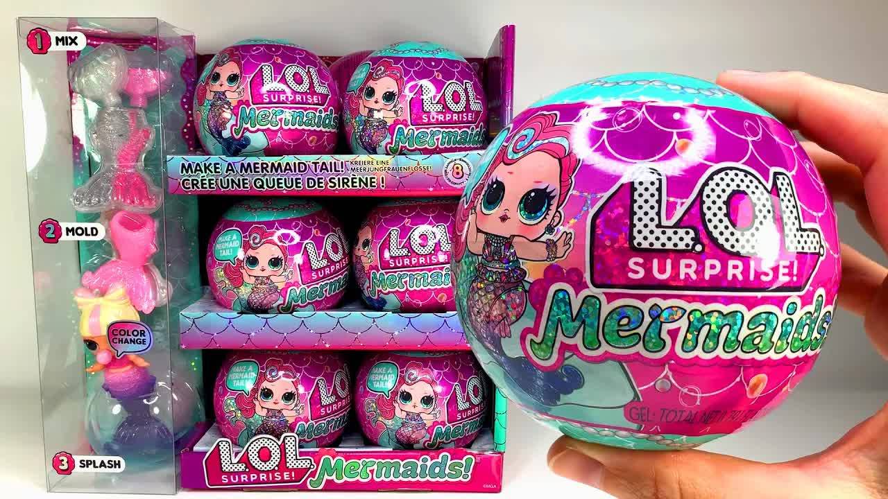 🍿 НОВИНКА! РУСАЛочки-сюрпризы от LOL doll делаем хвост русалки - ПОЛНАЯ распаковка футляра смотреть онлайн