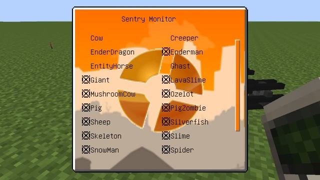 Minecraft, обзор мода  (#4) TF2Sentry