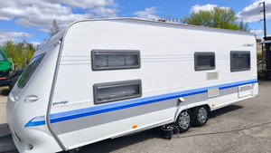 Компактный двухосный-автодом,караван.дом на колёсах Hobby PRESTIGE на 6 мест из Скандинавии