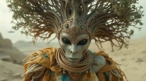 AI-Generated Sci-Fi Fantasy Short Film – Radiant Sovereign: Sands of Eternit