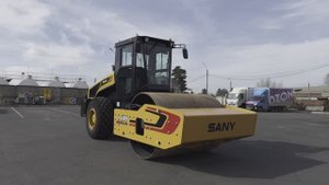 SANY SSR200C-8H 2022г.в. — обзор грунтового катка с наработкой 4095 м.ч.