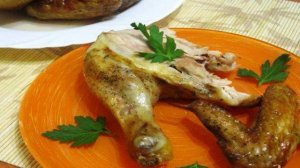 Запеченная курица с соевым соусом