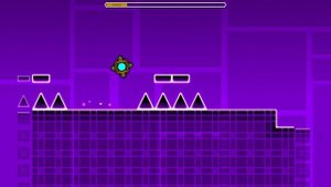 Играю в Geometry Dash 1 серия-1 level