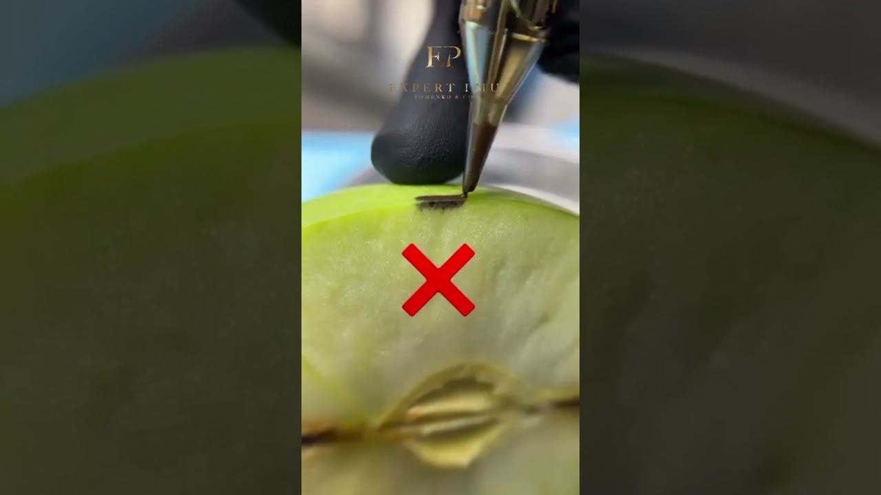 ТАТУАЖ VS ПЕРМАНЕНТ = одно и то же? На видео наглядно показано, что это абсолютно разные