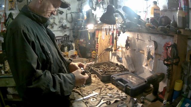 Скутер ХОРС56..ТРЕНИРОВКА по выпрессовки сален блоков..