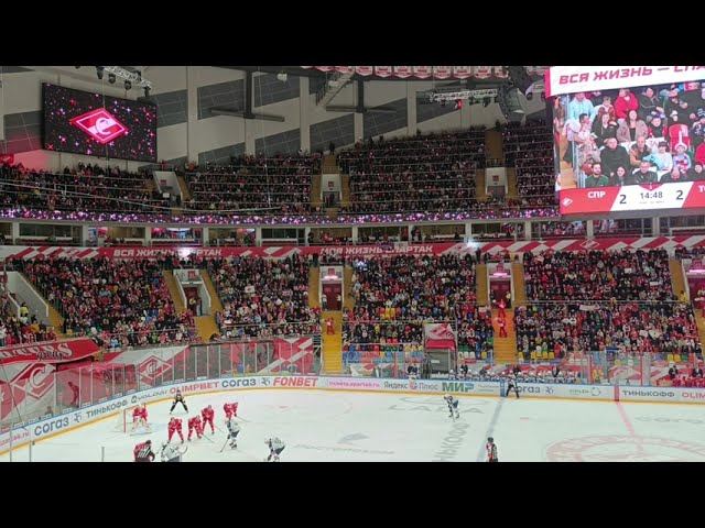 Максим - "Знаешь ли ты" на матче КХЛ Спартак - Торпедо 04.11.2023 | Дом спорта НН