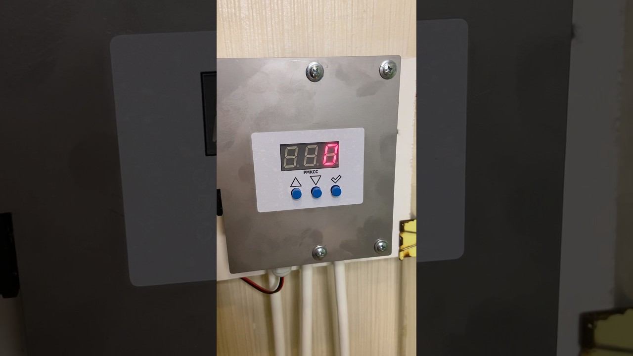 Тест аварийного отключения тэна и подача звуковой сигнализации на регуляторе мощности РМКСС смотреть онлайн