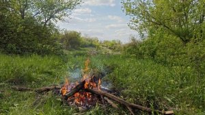 ПРИРОДА, ВЕСНА И КОСТЁР!