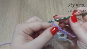 🌸💐🎉ВАСИЛЬКИ - красивый УЗОР КРЮЧКОМ (подробно для начинающих). / Flowers crochet pattern.