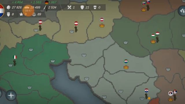 играю Our empire remake 2 часть Возрождение Югославии ( это видео без звука)