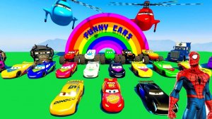 Мультики для детей Дисней тачки Монстр-траки Маккуин и друзья Человек-паук Мультфильми для детей