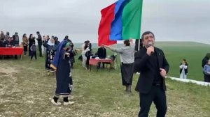 Выступления артистов Даргинского театра на празднике ко Дню Весны и Труда на ипподроме Сергокалы