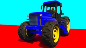 Синий Трактор и Вертолеты для Малышей Мультфильм для Детей Человек-паук и Супергерои Гонка Челлендж