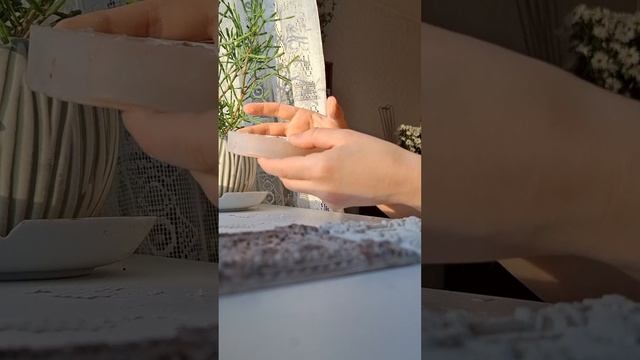 Антистресс😇 когда достаешь гипсовые изделия из формы #антистресс #рекомендации #гипсоваяплитка