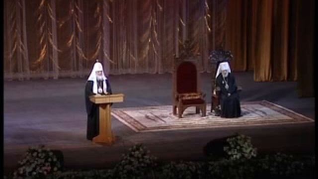 Вітання Патріарха Кирила Митрополиту Володимиру смотреть онлайн