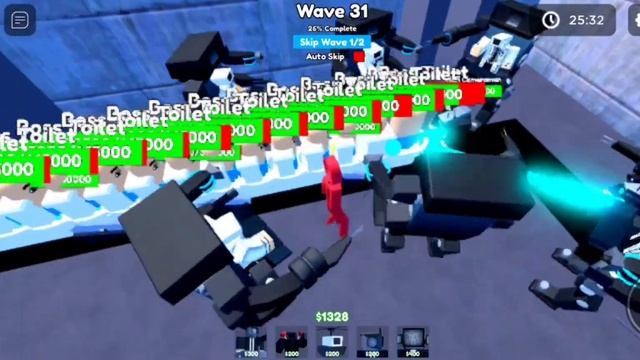 таймлапс прохождения insane режим в toliet tower defense смотреть онлайн