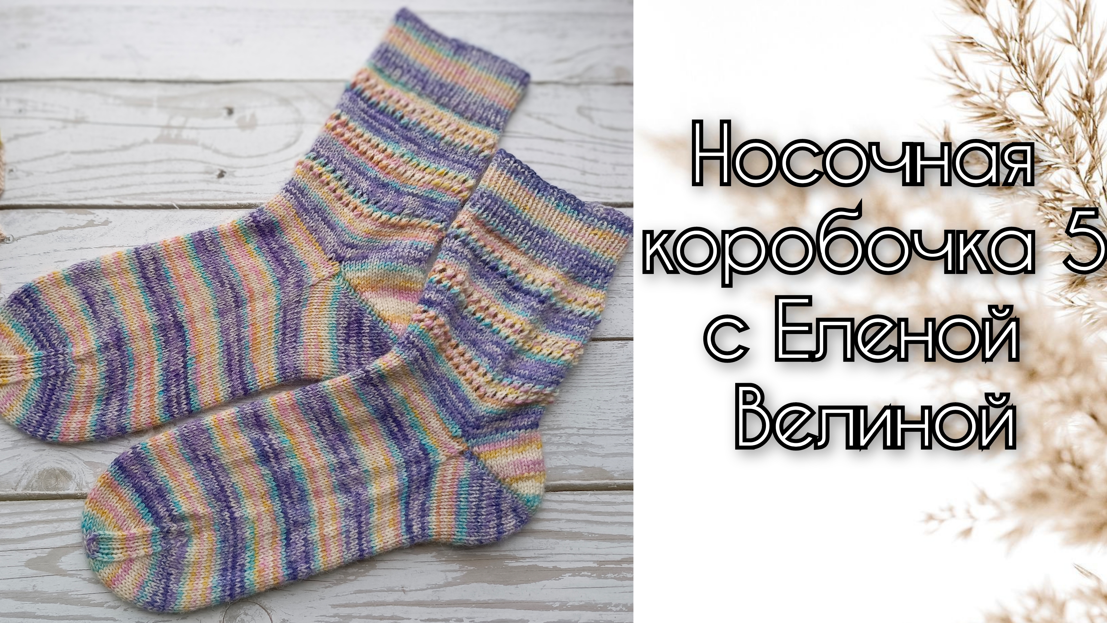 СП "Носочная коробочка 5" с Еленой Велиной. Отчет апреля