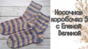 СП "Носочная коробочка 5" с Еленой Велиной. Отчет апреля
