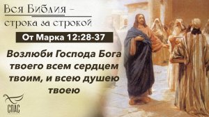 Евангелие от Марка 12:28-37 / Вся Библия строка за строкой