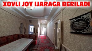 Urganch shahrida xovli joy ijaraga beriladi