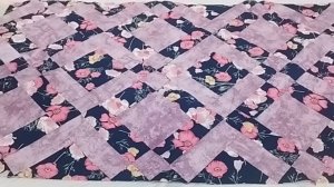 Как создать потрясающее лоскутное одеяло, используя всего 2 ткани | Блестящая идея шитья для начинаю