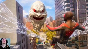 СУПЕР НАТЯЖКА ПАУТИНЫ ЧЕЛОВЕКА ПАУКА в Marvels Spider Man 2 | (Слабый Троль реакция игры)