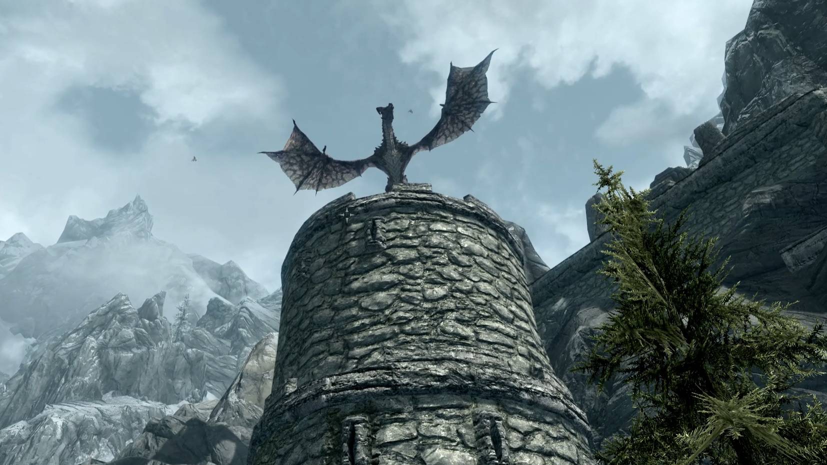 The Elder Scrolls V: Skyrim. Осенняя сторожевая башня: убить дракона. Прохождение от SAFa