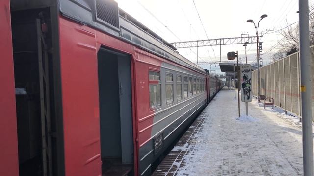ЭД4М-0248 и ЭД4М-0235 На станции Тайнинская