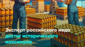 Экспорт российского меда достиг исторического максимума