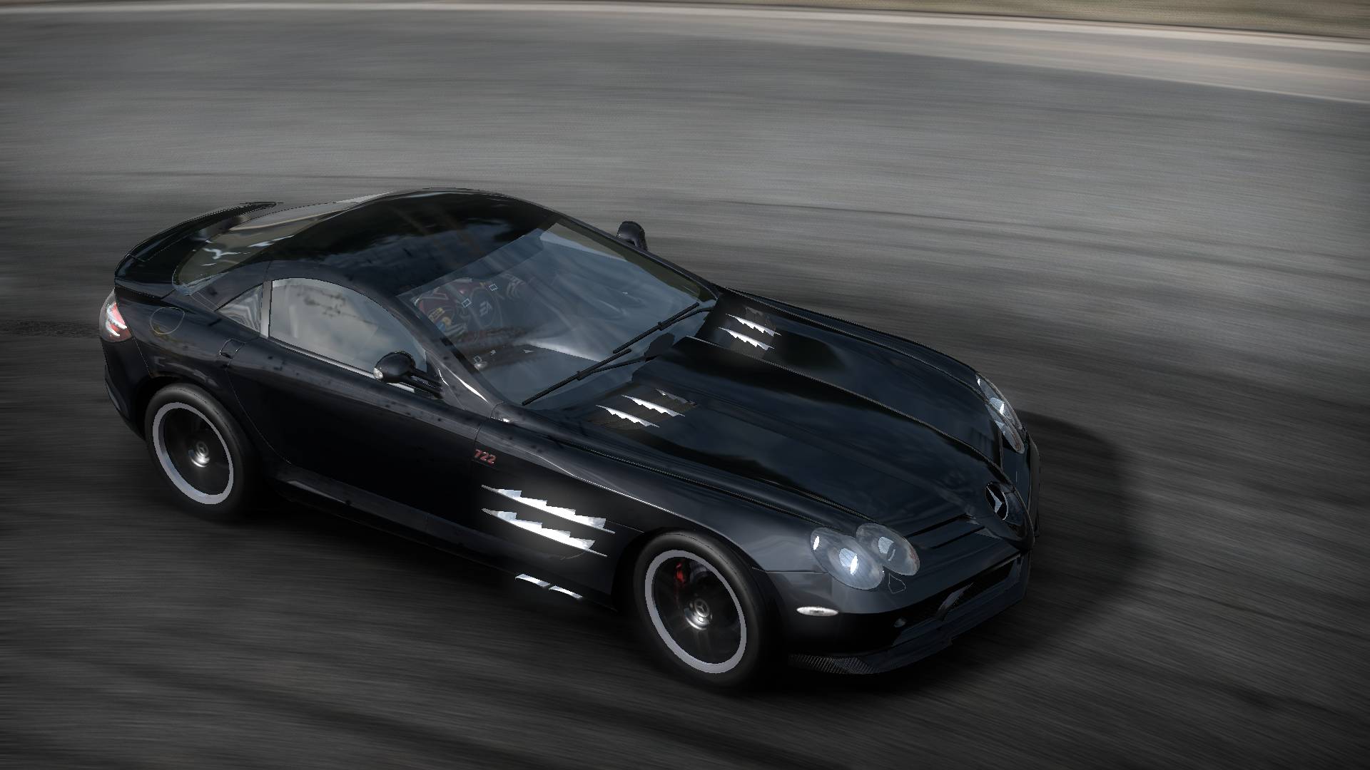 Mercedes-Benz SLR McLaren 722 Edition. Brands Hatch GP