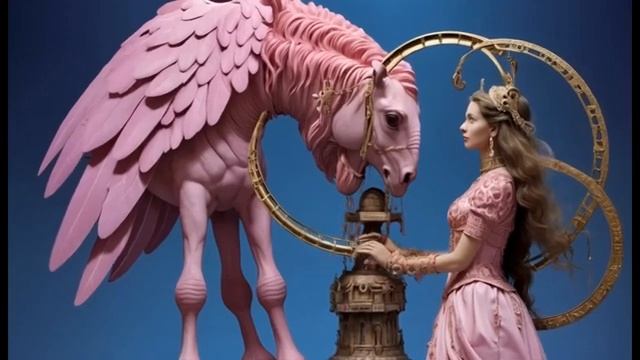 The Pegasus Keeper and Moonstone Crown | AI-Generated Video 330
