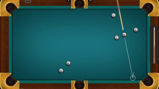 Играем в бильярд с другом