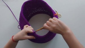 Вяжем лежанку для котика