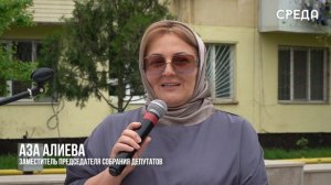 Торжественное возложение цветов к стеле "Каспийск – город трудовой доблести" в праздновании Первомая