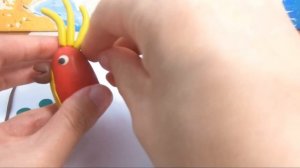 Как слепить из пластилина Попугая из мультфильма 38 Попугаев/видео лепка