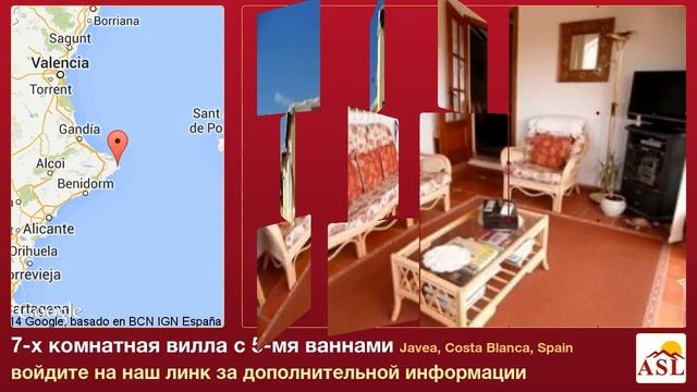 7-х комнатная вилла в продаже с 5-мя ваннами в Javea, Costa Blanca