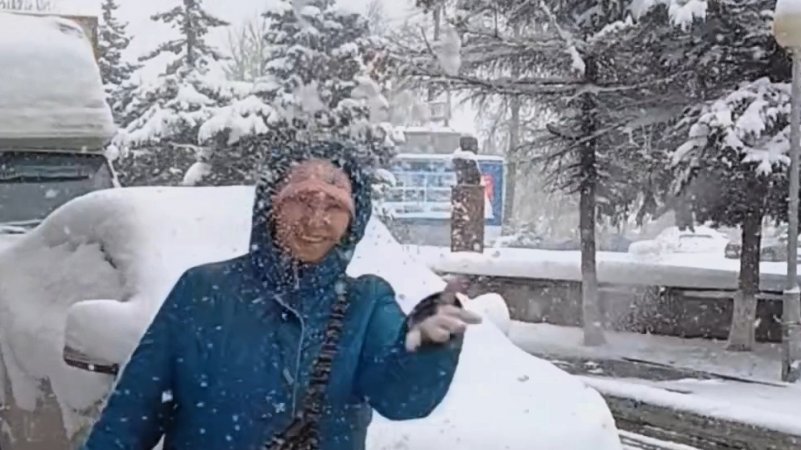 Зима в апреле ❄️🌨😍🤩😃😁