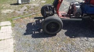 четыре колеса на мотороллер муравей (ч.2)