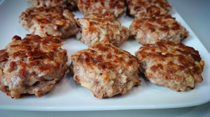 Рубленные котлеты из говядины. На вкус очень мясные! Покажу удобный способ приготовления.