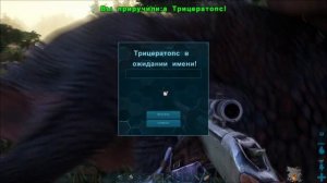 Ark: Survival Evolved----Как приручить Трицератопса(Гайд#6)