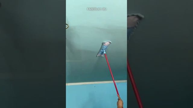 Моем натяжные потолки с моющим средством Фаберлик для полов и стен «Без следов и запахов» PETTI TAIL