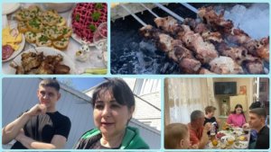 🔆ШАШЛЫЧОК удался 🥂🍾 СЕМЕЙНОЕ ЗАСТОЛЬЕ на праздники 🎈Первомай ✔️ влог