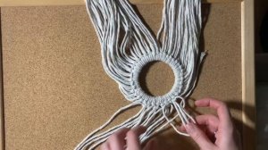 Вяжу один элемент в подсвечнике. StudioOfMacrame