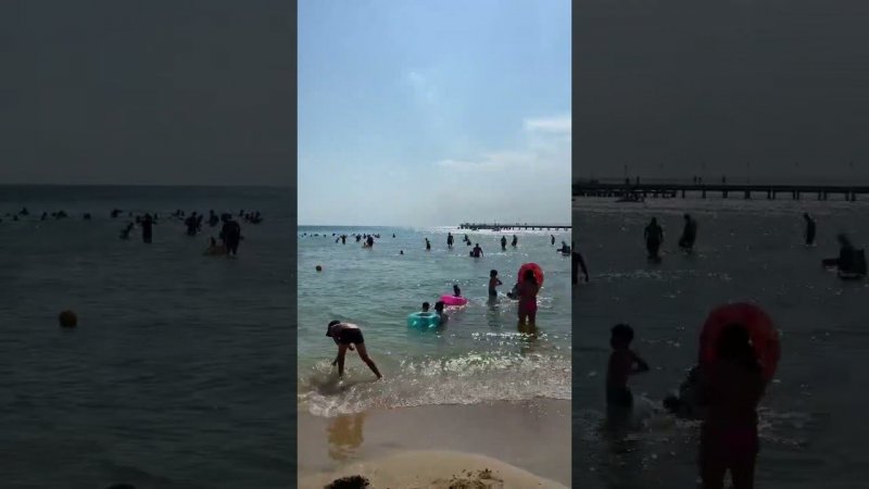 Центральный пляж Витязево сегодня