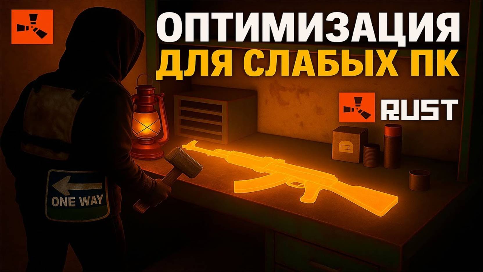 КАК ПОИГРАТЬ В RUST НА СЛАБОМ ПК! РАСТ! ОПТИМИЗАЦИЯ!