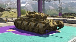 Tanks Blitz первый бой на новом  Centurion Mk. 1 (Под песенку Чи-Ли - Лето )