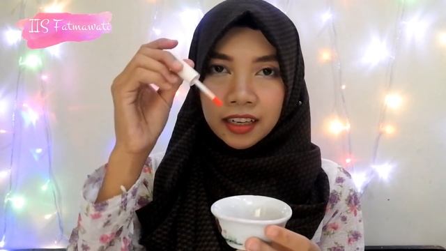 TUTORIAL CARA MEMBUAT LIP TINT KOREA SIMPLE DAN MURAH || BY IIS FATMAWATI
