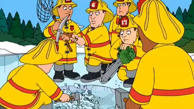 Спасатели спасли рыбу. Гриффины. Приколы из Гриффинов смотреть онлайн