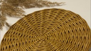 МК Сервировочная салфетка "Лицевая гладь" #бумажнаялоза #плетениеизбумажнойлозы #обучениеплетению