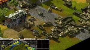 Видеопрохождение и обзор Sudden Strike/Противостояние 3 ,Союзники 10 миссия